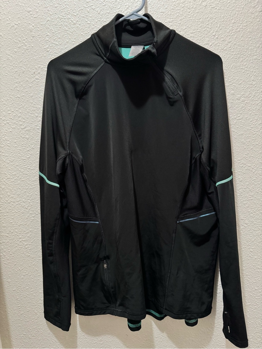 C9 by Champion Black Pullover with Teal Trim